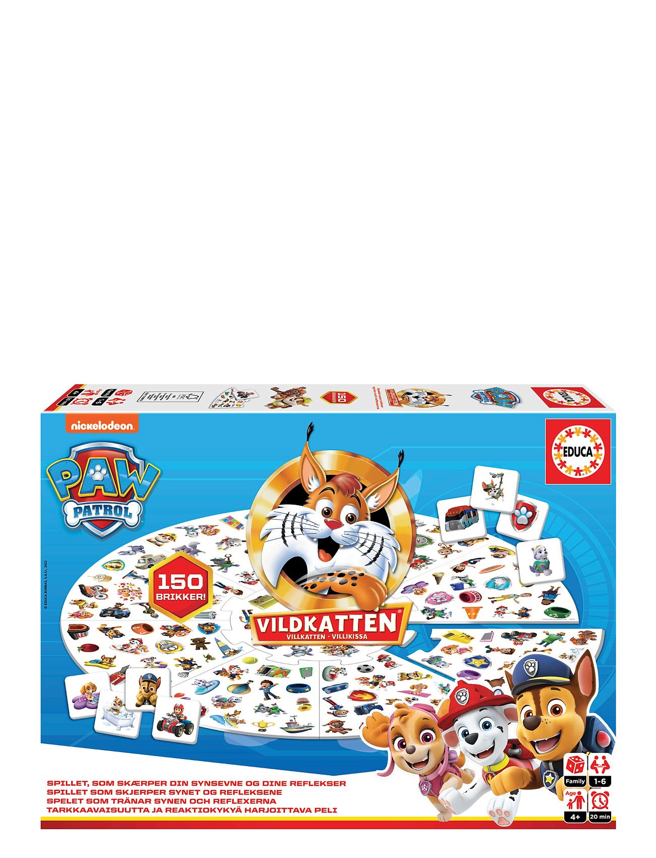 Vildkatten Paw Patrol Toys Puzzles And Games Games Card Games Multi/patterned Vildkatten