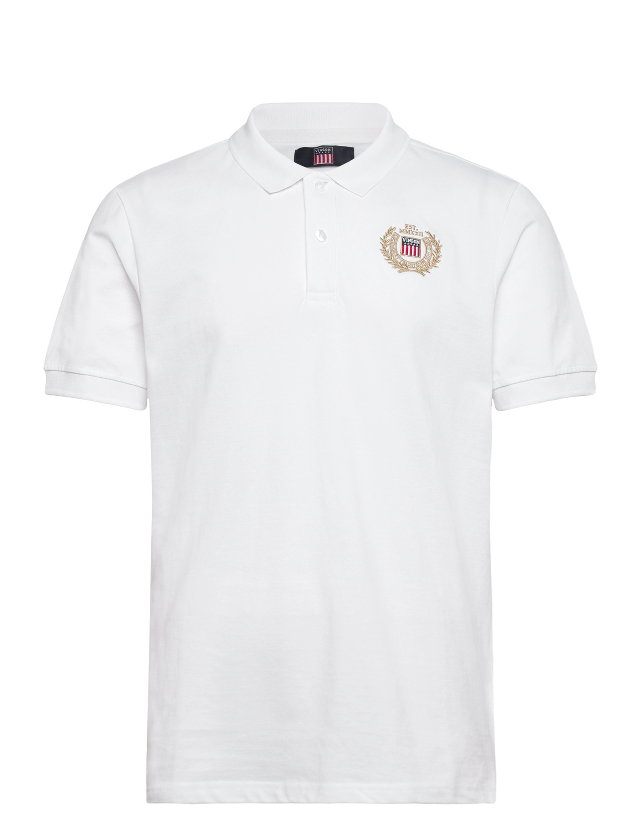 VINSON Luca Reg Cot Vin M Polo Weiß - S - Herren
