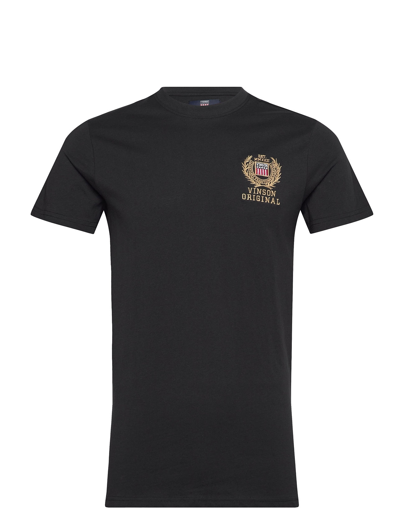 VINSON Jordy Reg Cot Vin M Tee Schwarz - XL - Herren
