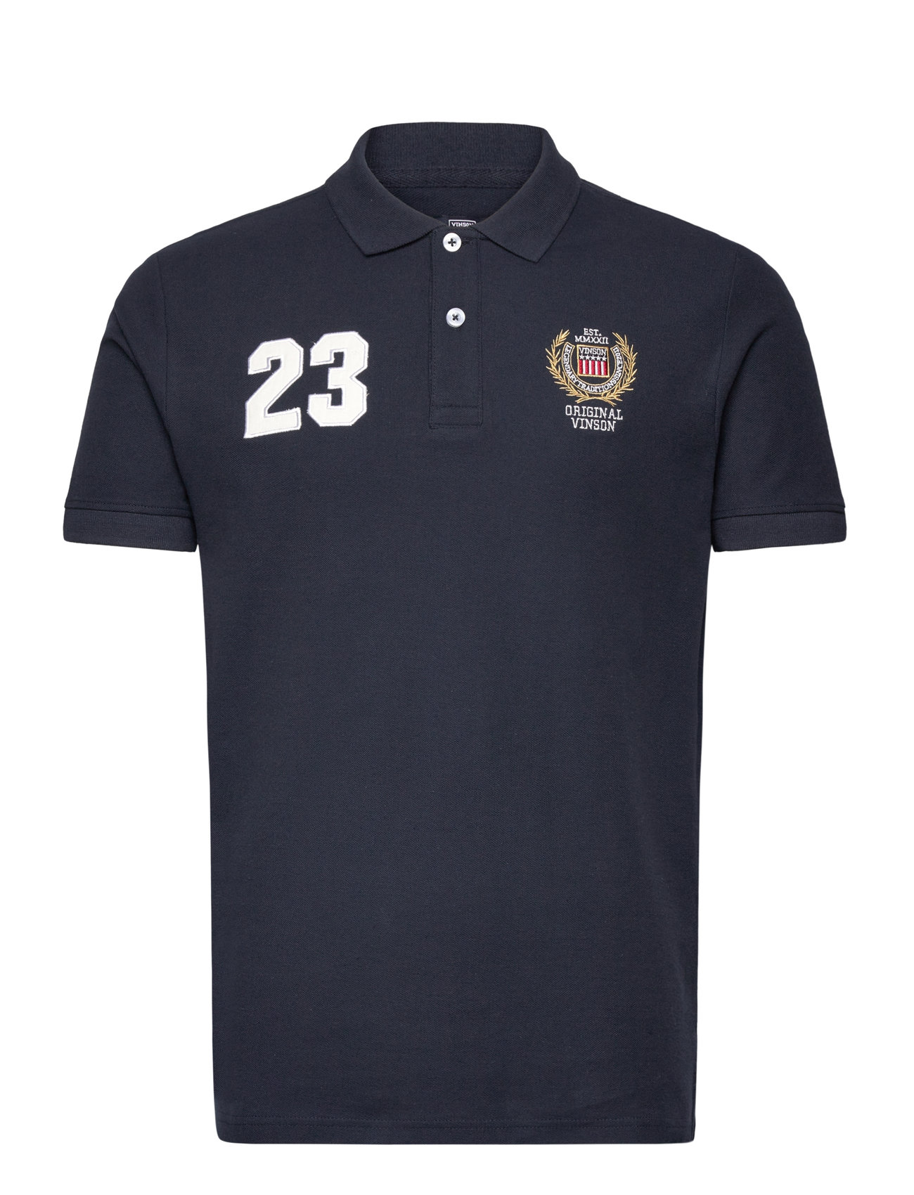 VINSON Robin Reg Cot Vin M Polo Navy - M - Herren