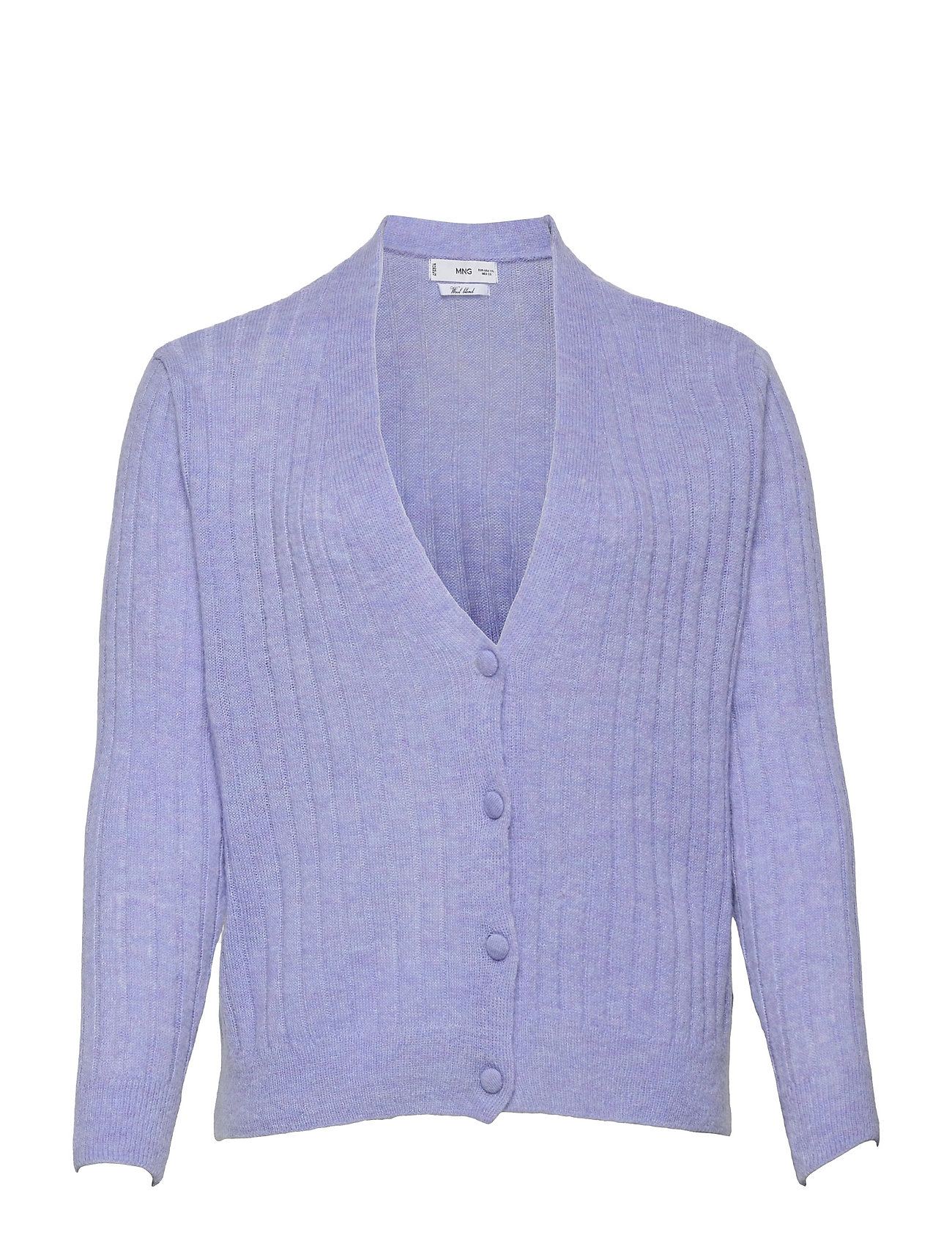 Parton Tops Knitwear Cardigans Blue Violeta By Mango