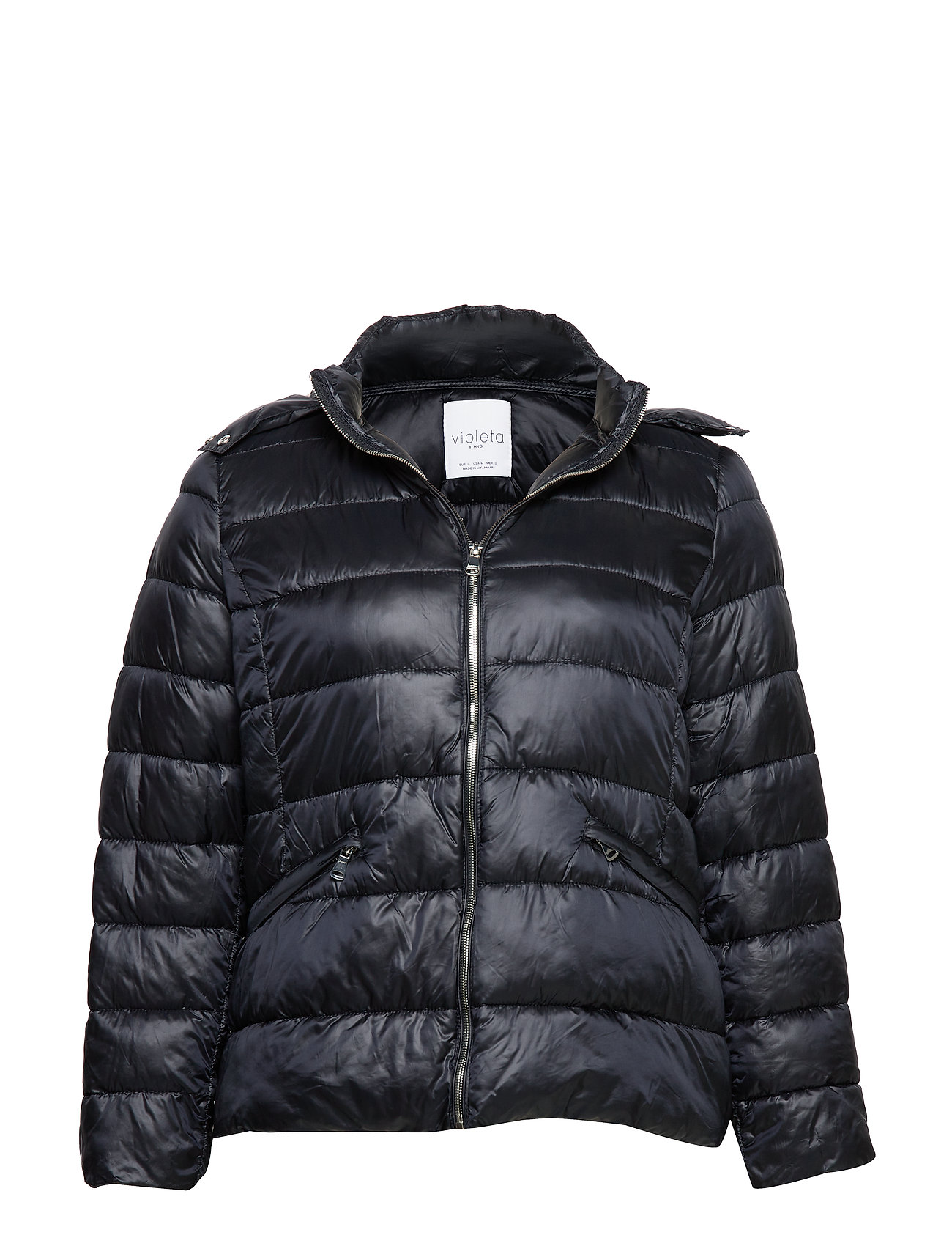 Detachable Hood Coat (Navy) (699 kr) Violeta by Mango Kåpe fra Violeta by Mango. | FINN.no