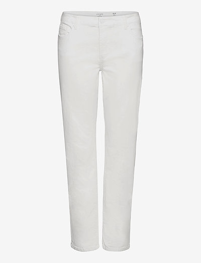 JULIE - straight jeans - white