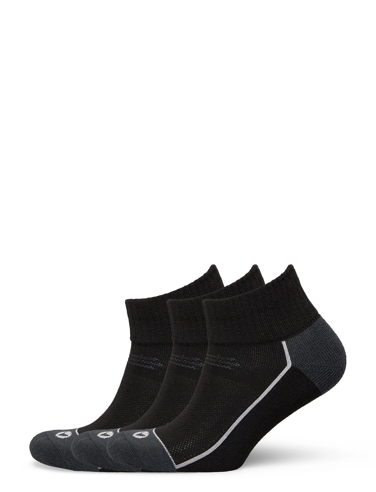 Nolly Quarter Socks 3-Pack Black Virtus