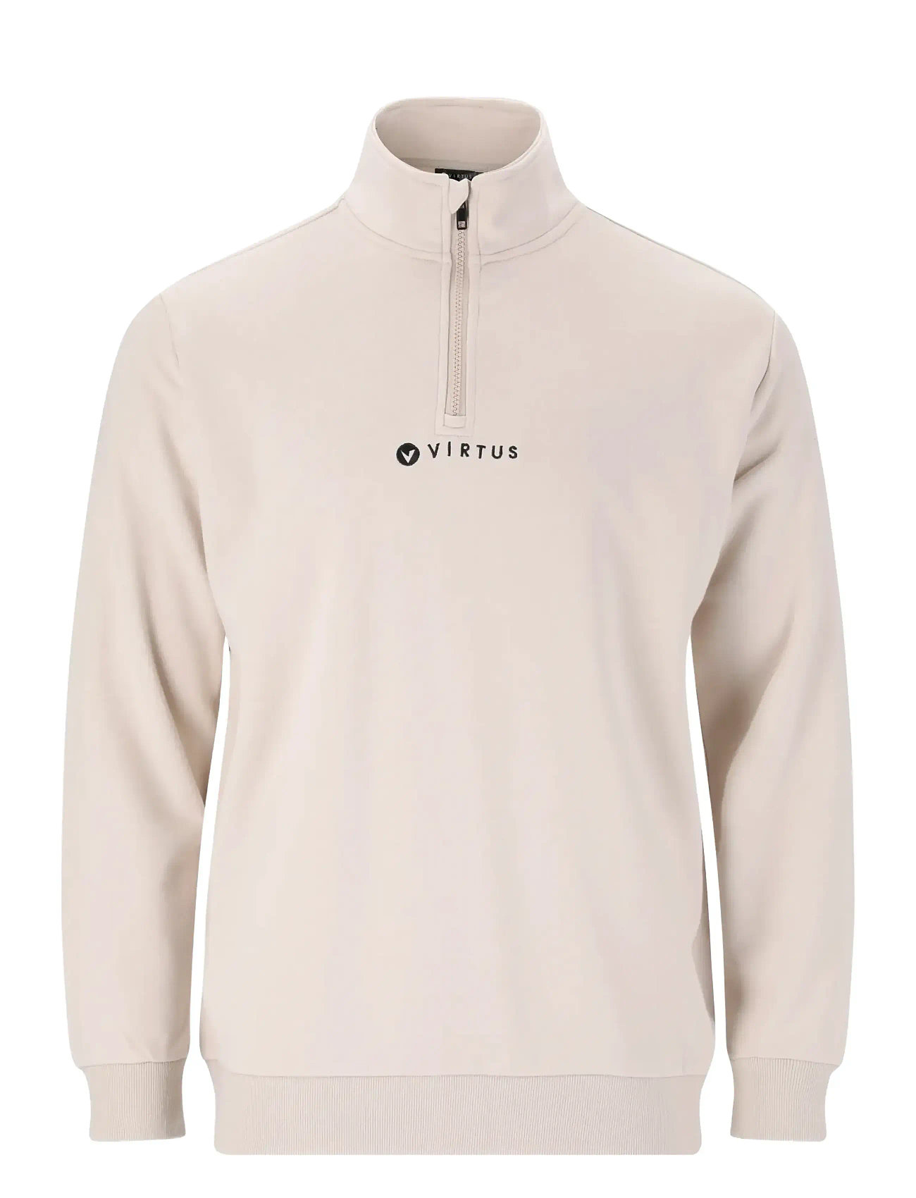 VIRTUS Hotown M Half Zip Cream - S - Herren