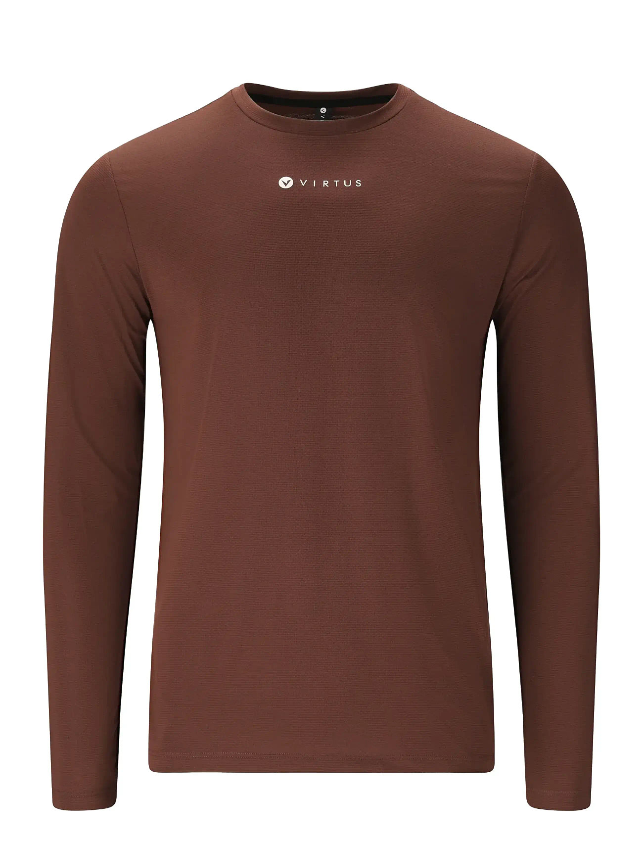 VIRTUS Roger M Hyperstretch L/S Tee Braun - XXL - Herren