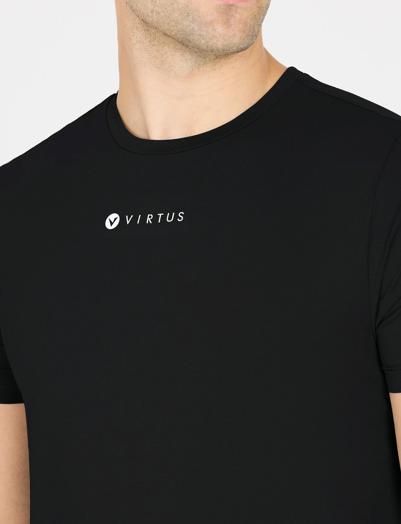 Virtus Roger V2 M Hyperstretch S/S Tee, S, Black, Sport Overdele > Sport T-shirts, Herre