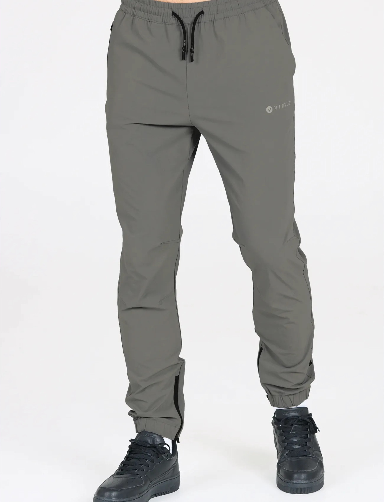 Virtus Jayson M Performance Pants, S, Grey, Sport Pants > Sport Sweatpants, Herre