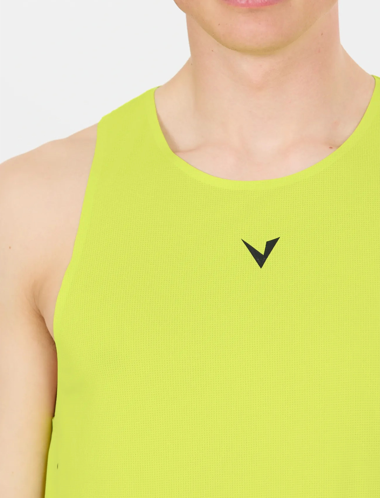 Virtus Ayaan M Sleeveless Tee, L, Yellow, Sport Overdele > Sport Tank Overdele, Herre