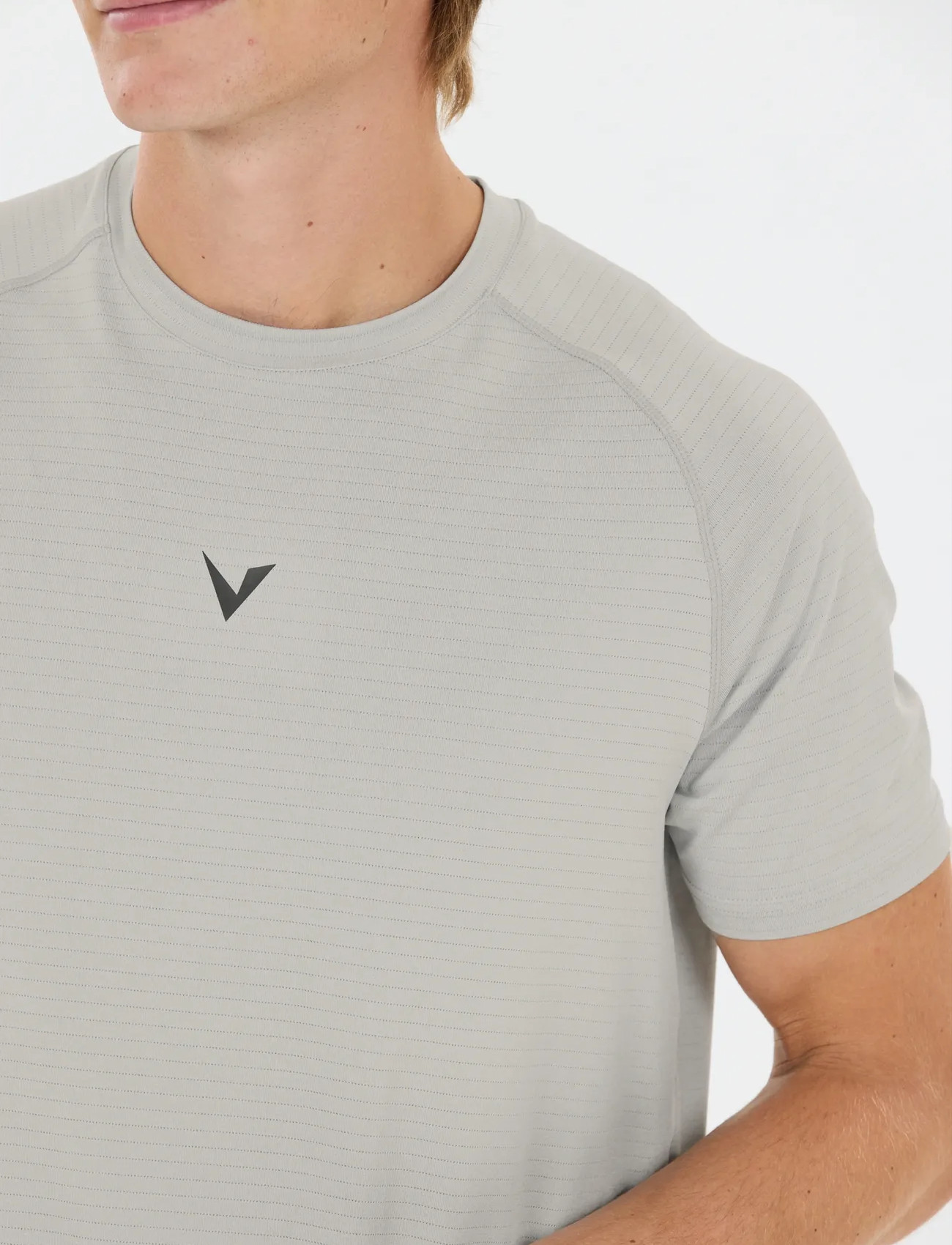 Virtus Neva M S/S Tee, M, Grey, Sport Overdele > Sport T-shirts, Herre
