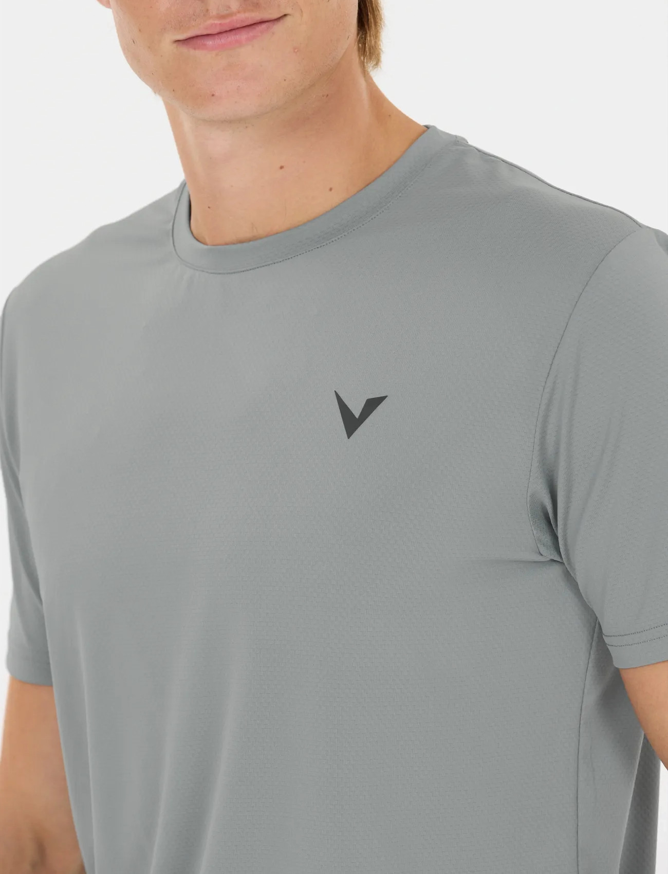 Virtus Roger V3 M Hyperstretch S/S Tee, M, Grey, Sport Overdele > Sport T-shirts, Herre