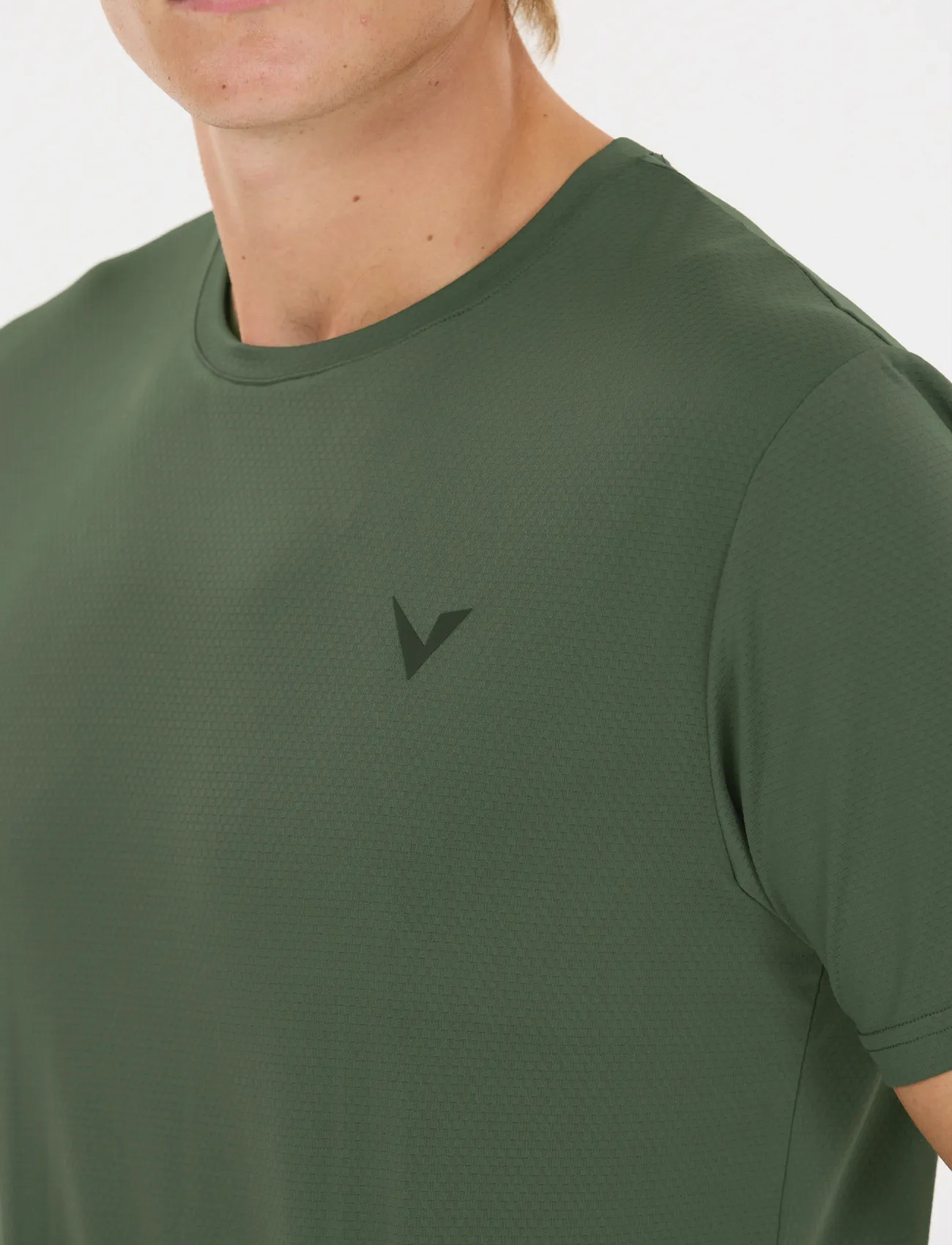 Virtus Roger V3 M Hyperstretch S/S Tee, M, Green, Sport Overdele > Sport T-shirts, Herre