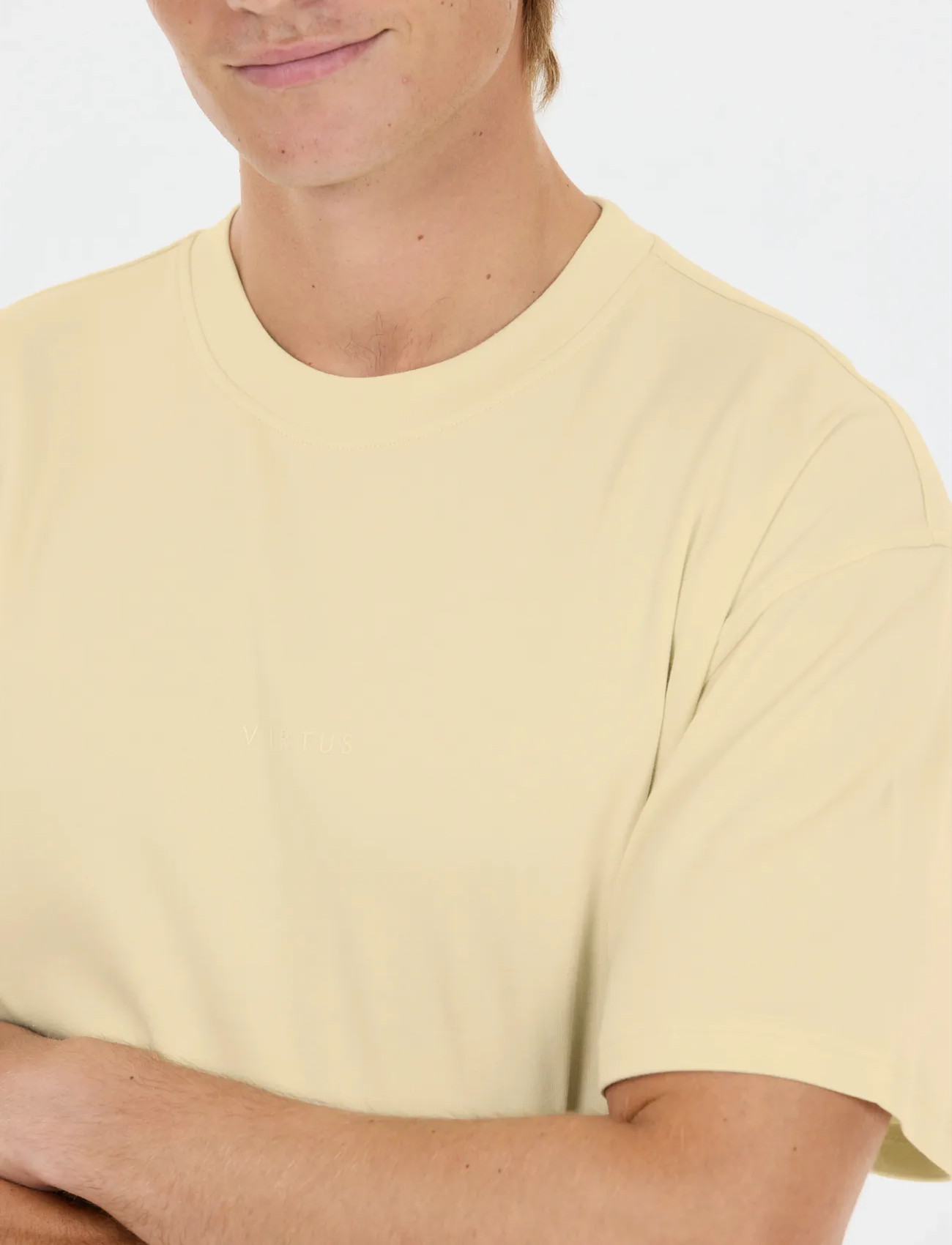 Virtus Roake V2 M Tee, L, Cream, Sport Overdele > Sport T-shirts, Herre