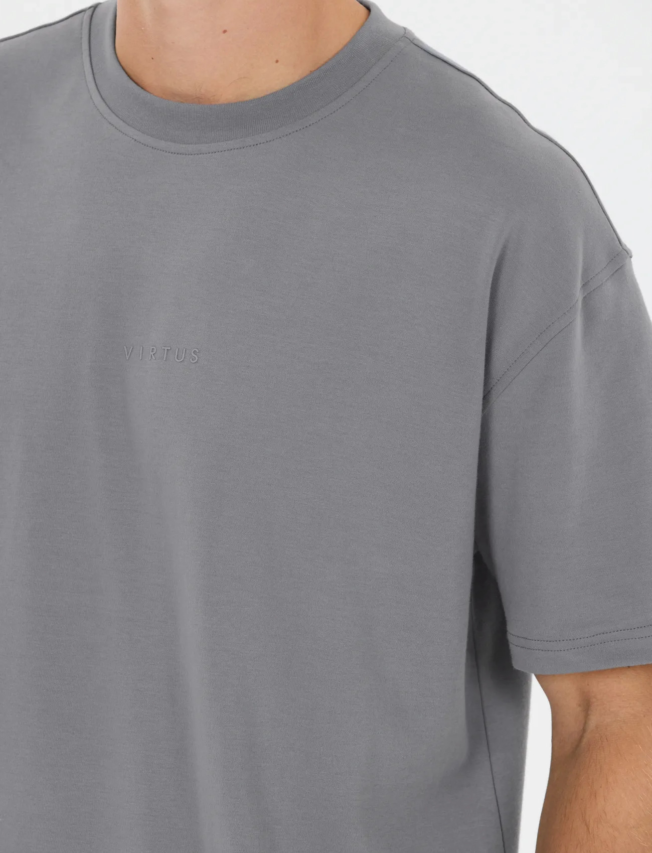 Virtus Roake V2 M Tee, XXL, Grey, Sport Overdele > Sport T-shirts, Herre