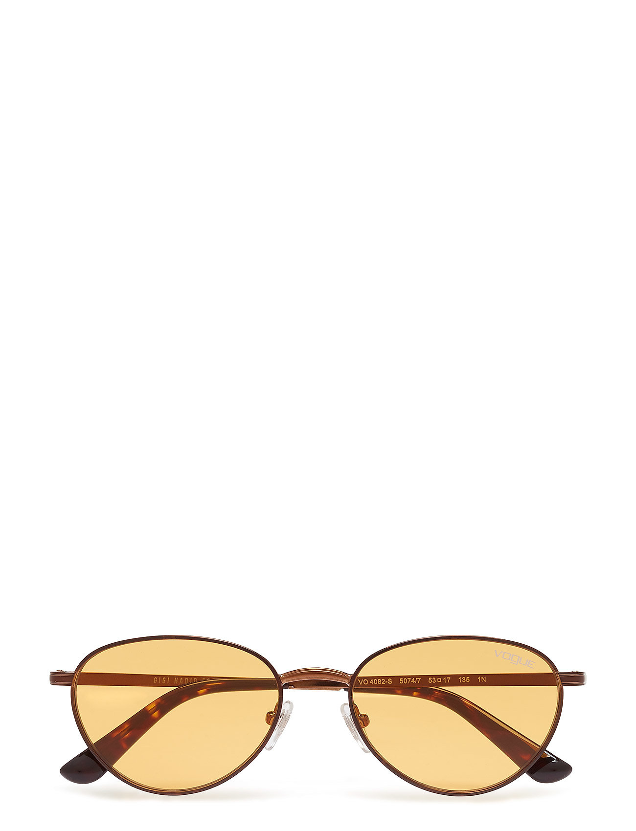 Womens Sunglasses Zonnebril Goud Vogue Eyewear vogue eyewear kopen in de aanbieding