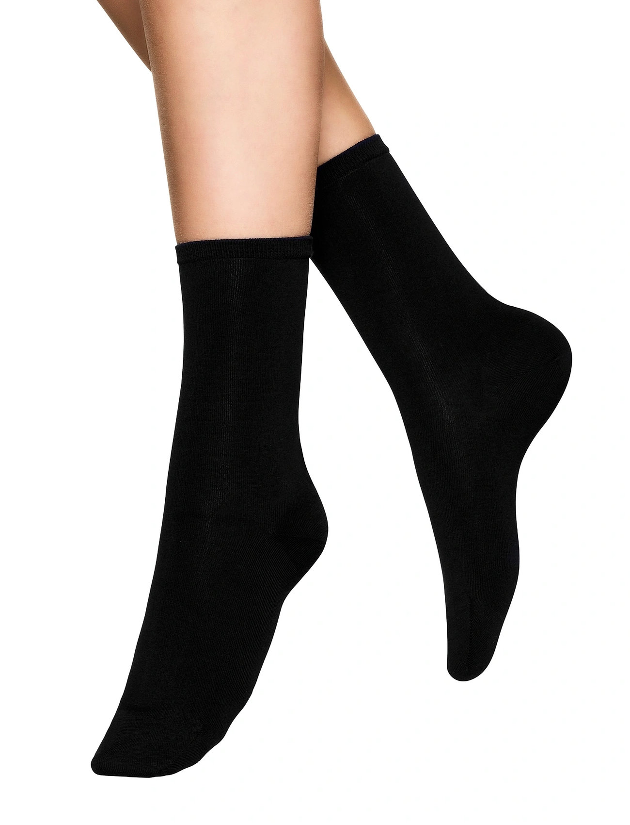 Vogue Vogue Cotton Socks, 36-38, Black, Sokker > Almindelige Sokker, Dame