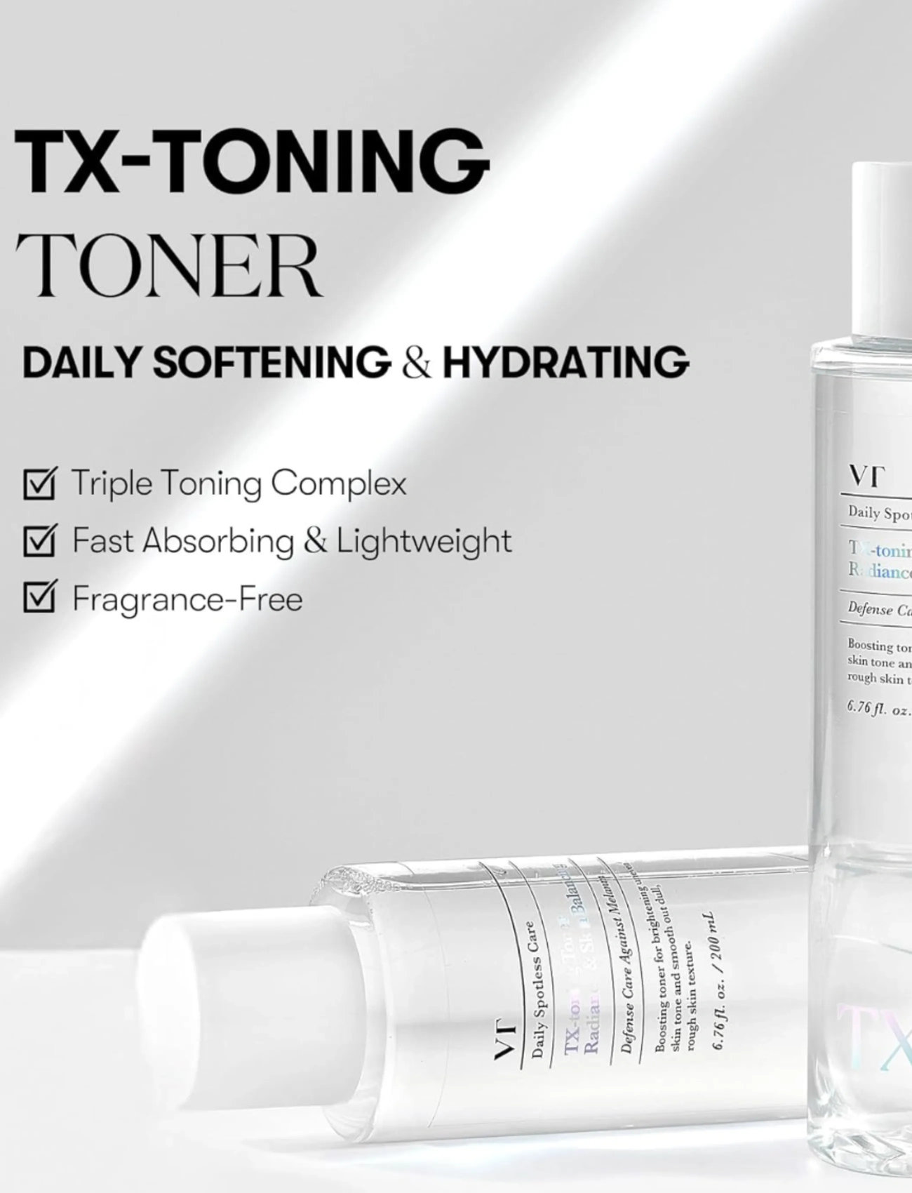 VT Cosmetics Tx-Toning Toner, 200 ml, Nude, Toners > Essence, Dame