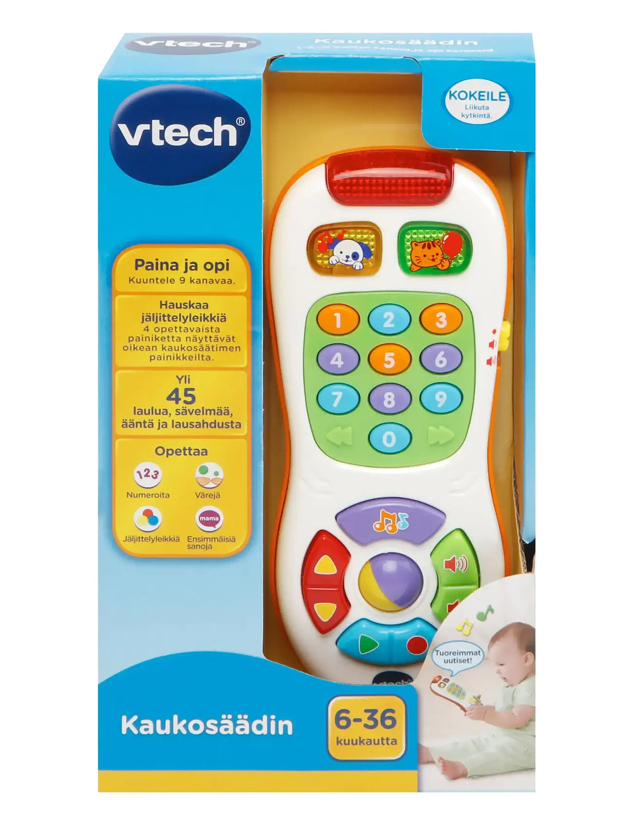 Vtech Baby Kaukosaadin Fi Toys Baby Toys Educational Toys Interactive Toys Multi/patterned Vtech