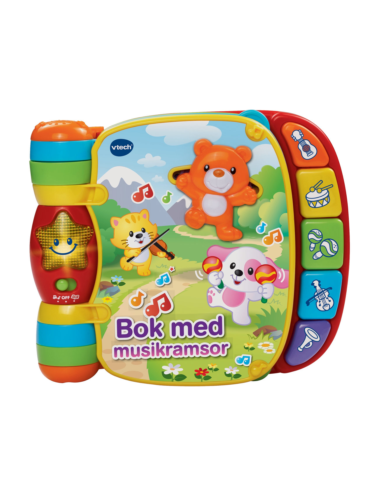 Vtech Baby Bok Med Musikramsor Se Toys Baby Toys Educational Toys Activity Toys Multi/patterned Vtech