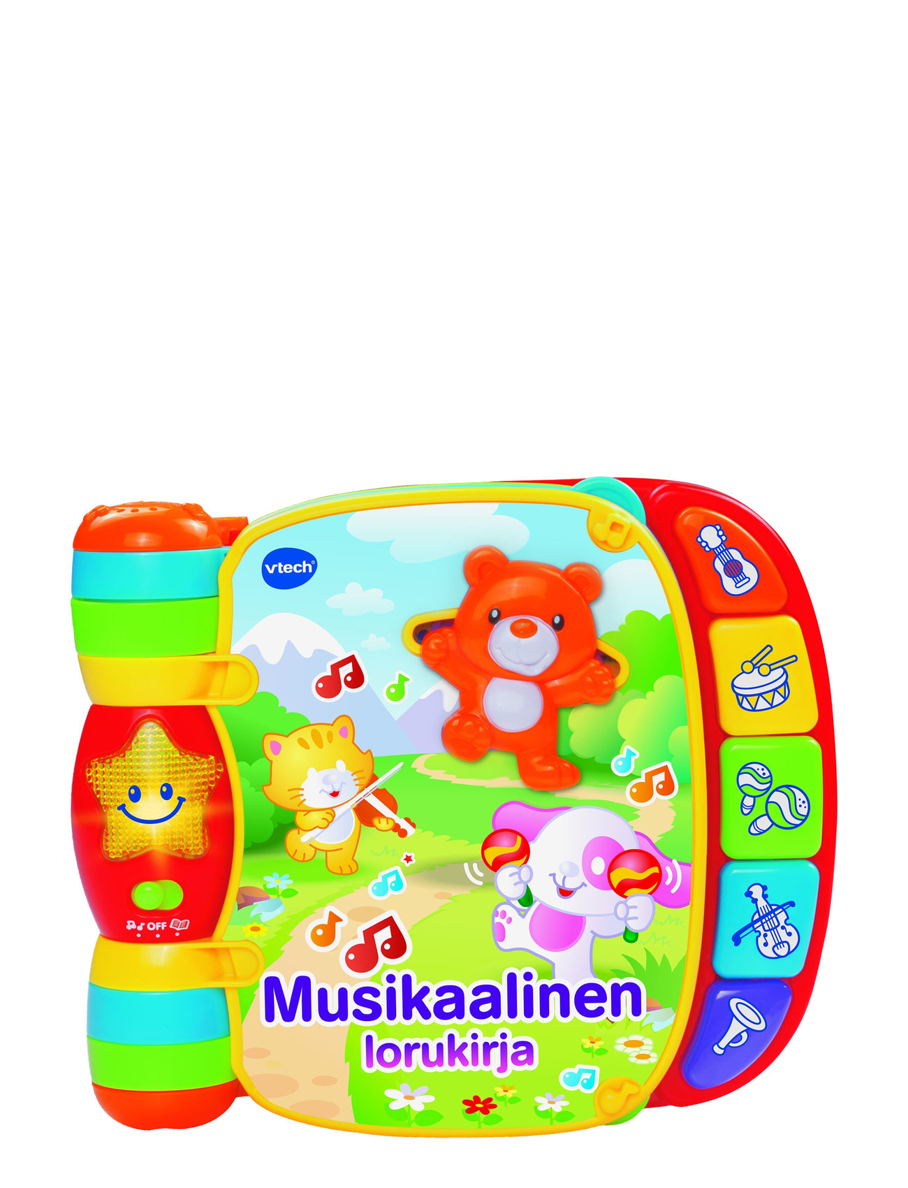Vtech Baby Musikaalinen Lorukirja Fi Toys Kids Books Baby Books Multi/patterned Vtech