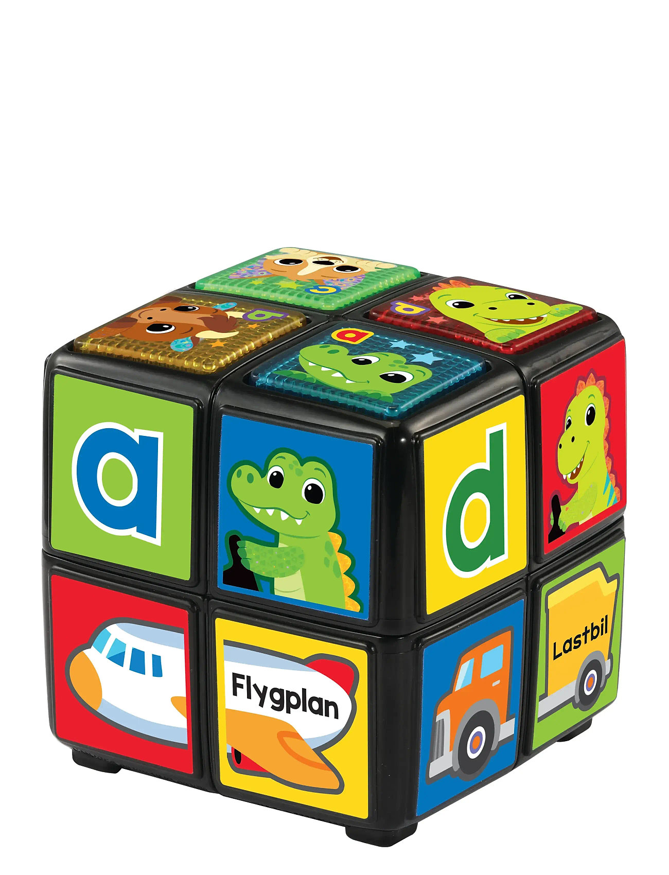 Vtech Twist & Teach Animal Cube Toys Games Fidget Toys Multi/patterned Vtech