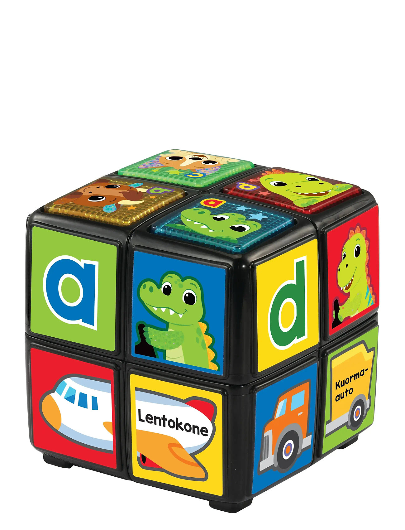 Vtech Twist & Teach Animal Cube Fi Toys Games Fidget Toys Multi/patterned Vtech