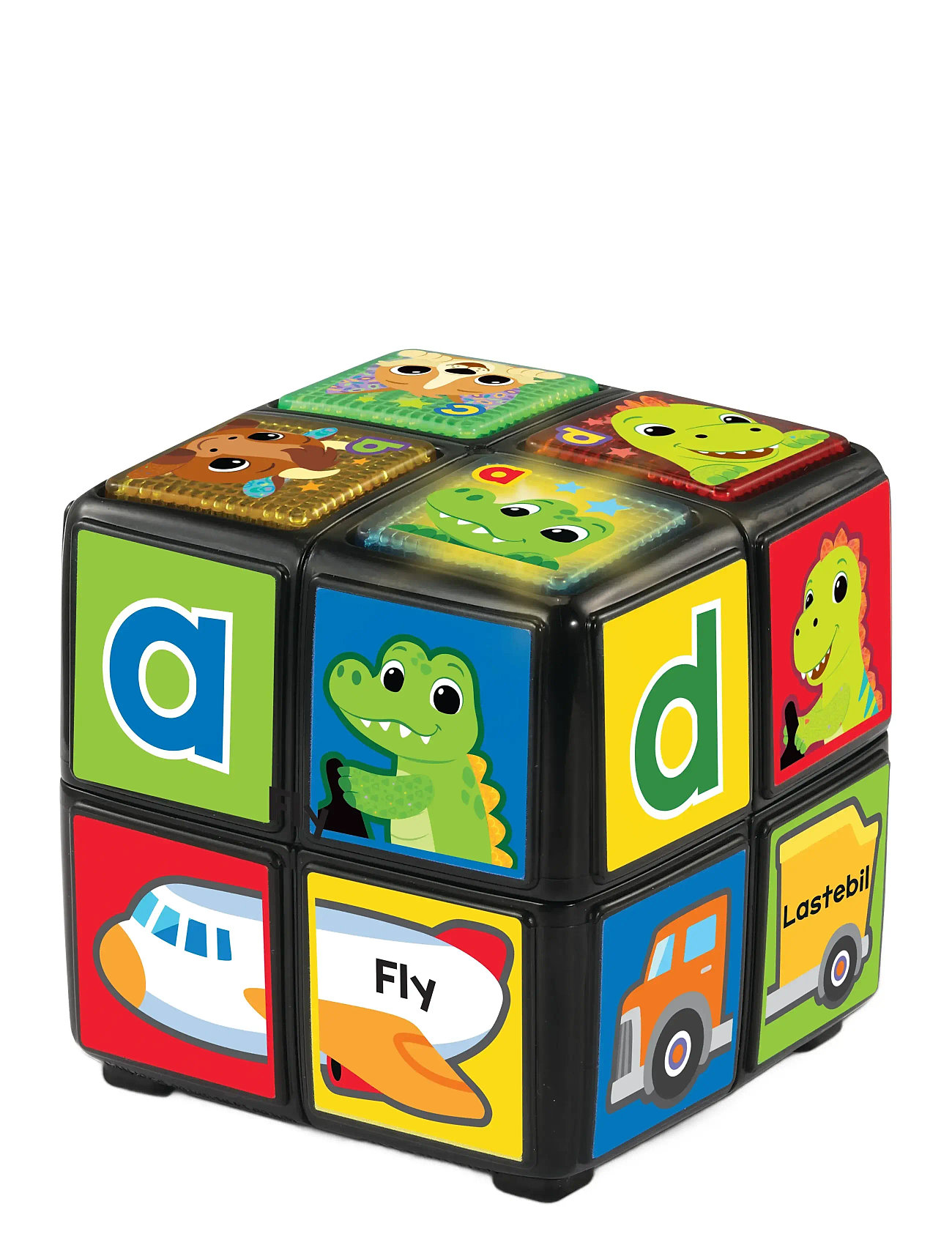 Vtech Twist & Teach Animal Cube No Toys Games Fidget Toys Multi/patterned Vtech