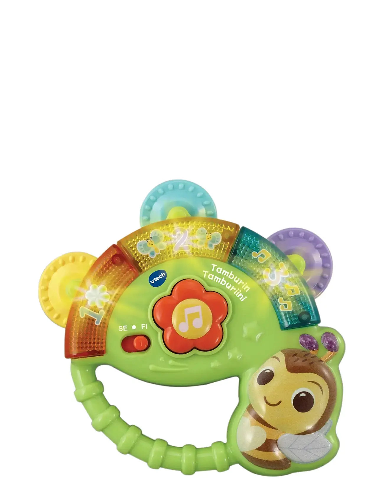 Vtech Shaking Sounds Tambourine Toys Baby Toys Rattles Multi/patterned Vtech