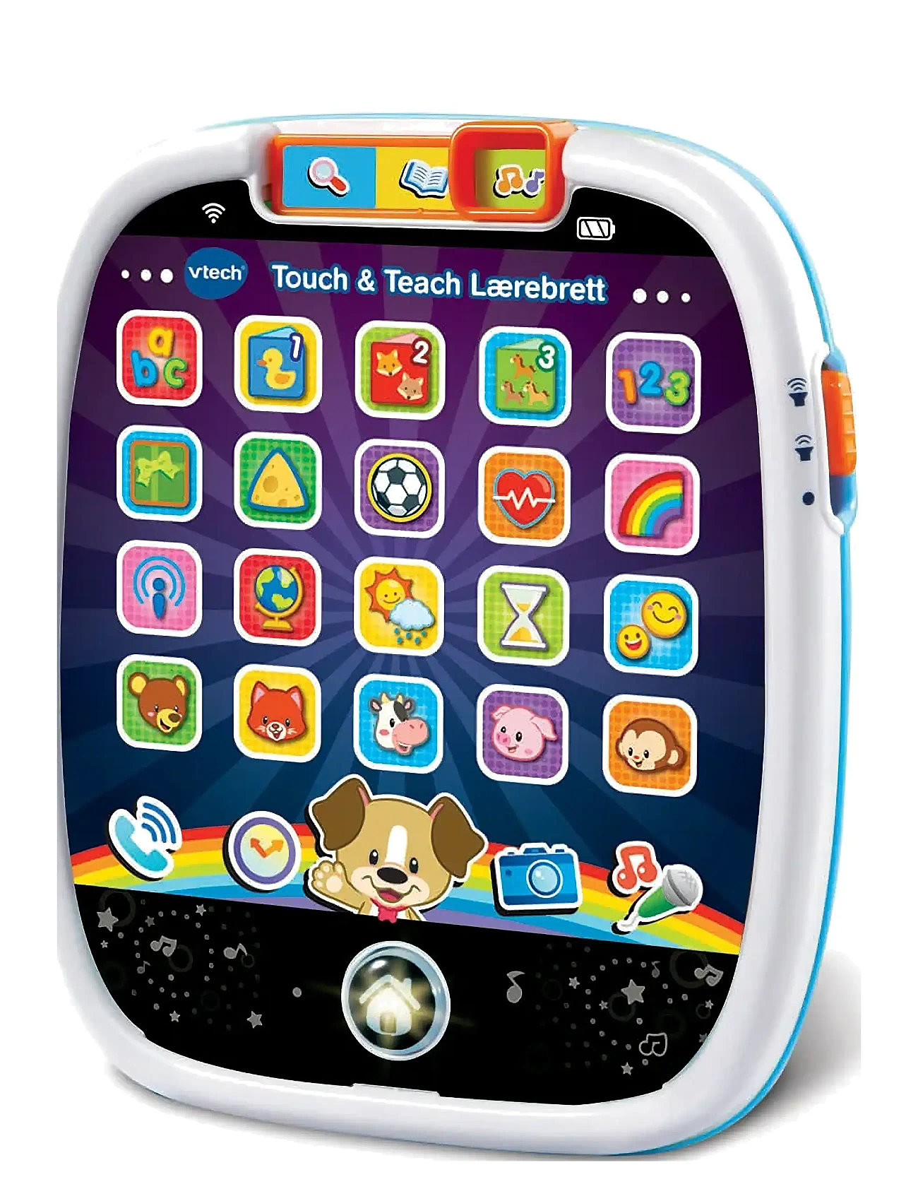 Vtech Touch & Teach Tablet No Toys Baby Toys Educational Toys Interactive Toys Multi/patterned Vtech
