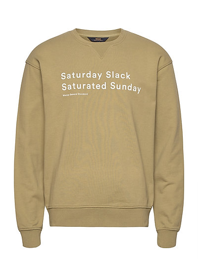 yellow saturday sweatshirt