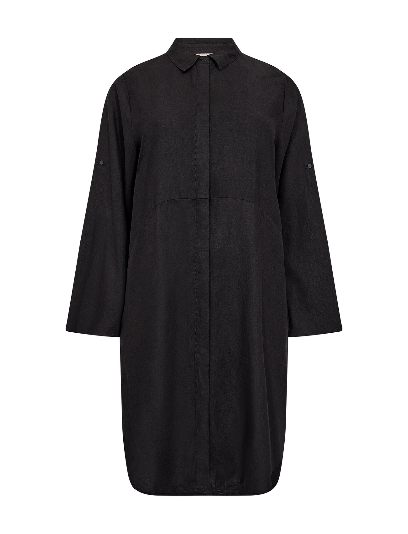 Wa-Corinna 2 Knelang Kjole Black Wasabiconcept