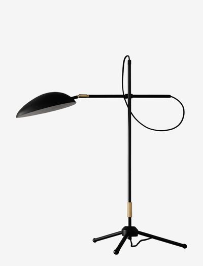 Spoon table - bordlamper - matt black/brass