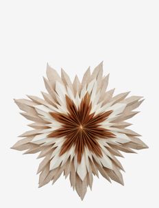 Marta 60 - adventsstjärnor - white/brown