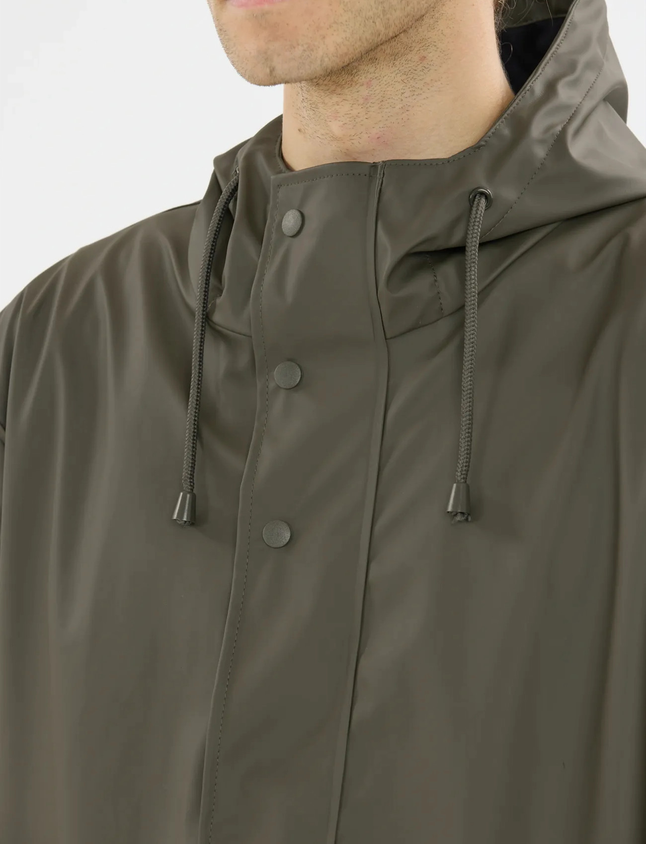 Weather Report Torsten M Rain Jacket, XL, Khaki green, Regntøj > Regnfrakker, Herre