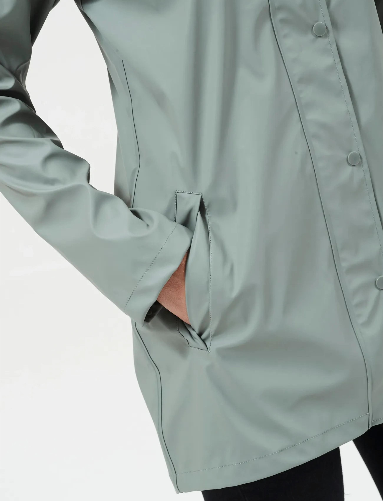 Weather Report Petra W Rain Jacket, 44, Khaki green, Regntøj > Regnfrakker, Dame