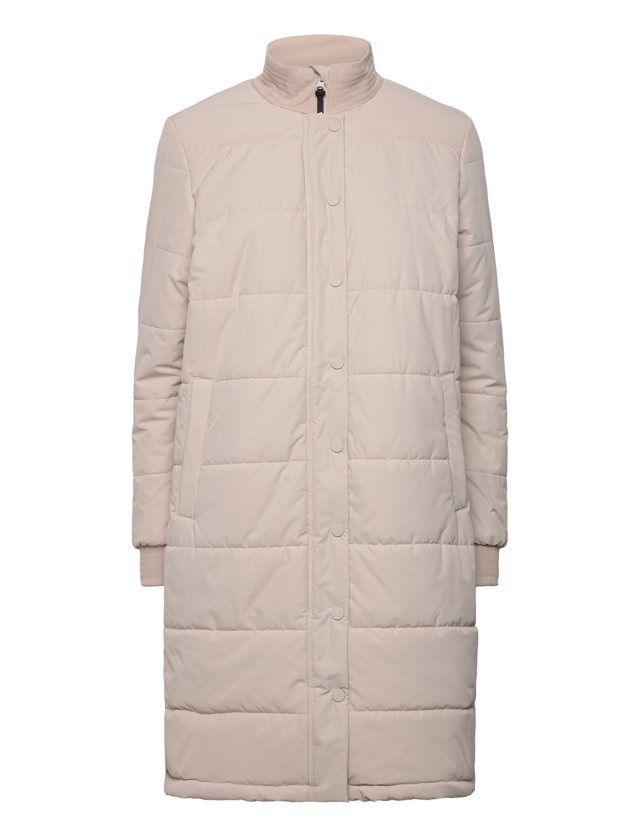 Cassidy W Long Puffer Jacket Foret Jakke Beige Weather Report