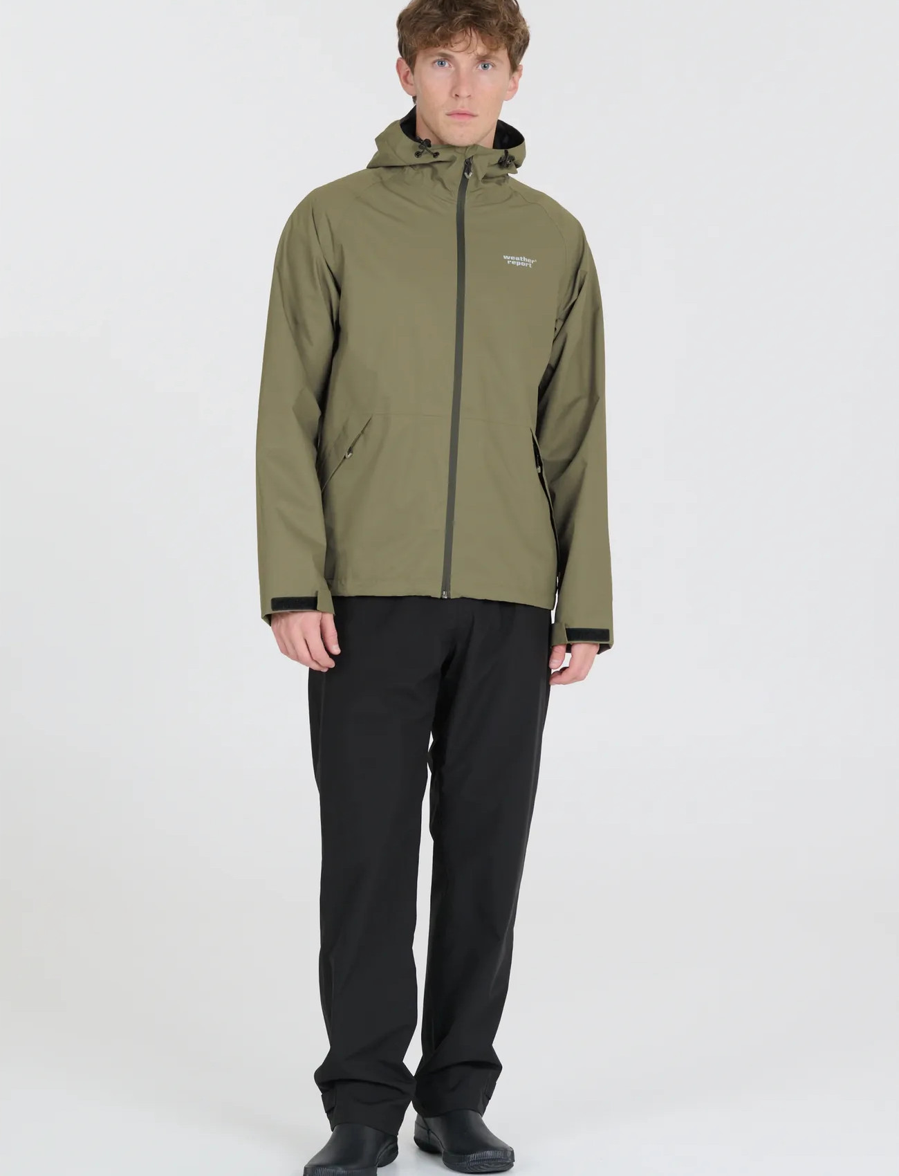 Weather Report Gust M Awg Set W-Pro 10000, M, Khaki green, Sport Rainwear > Sport Rain Pants, Herre