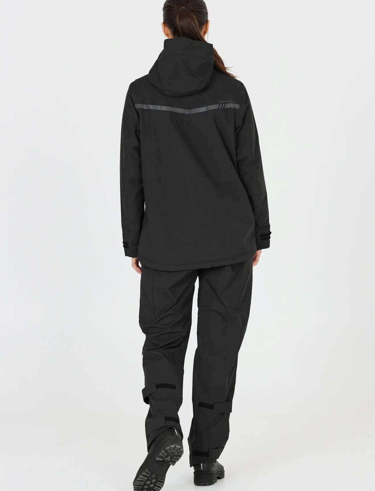 Weather Report Harbor W Rain-Tech Jacket W-Pro 200, 38, Black, Sport Rainwear > Sport Raincoats, Dame