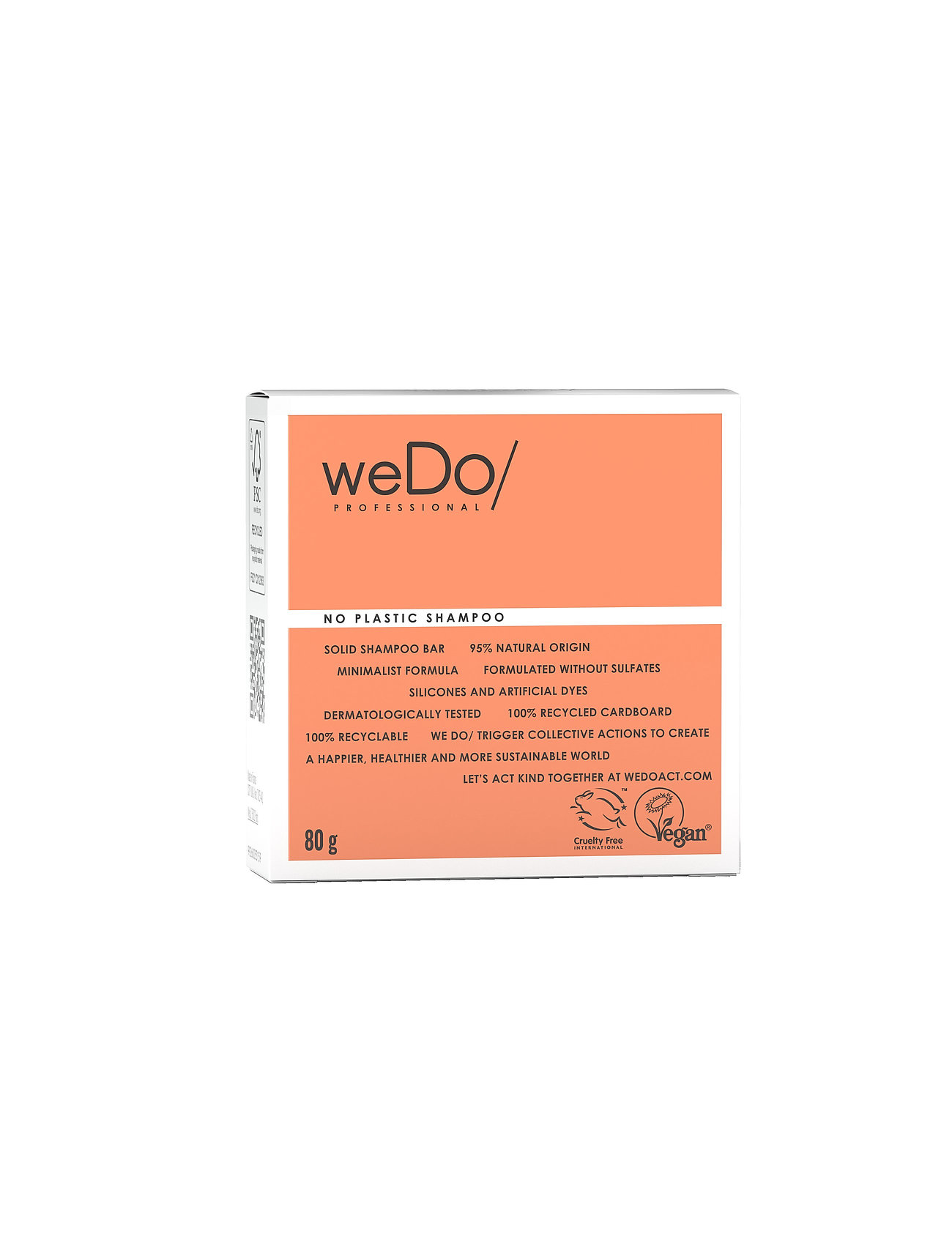 weDo Professional - weDo Professional Shampoo Bar 80g - shampoo - no colour - 1