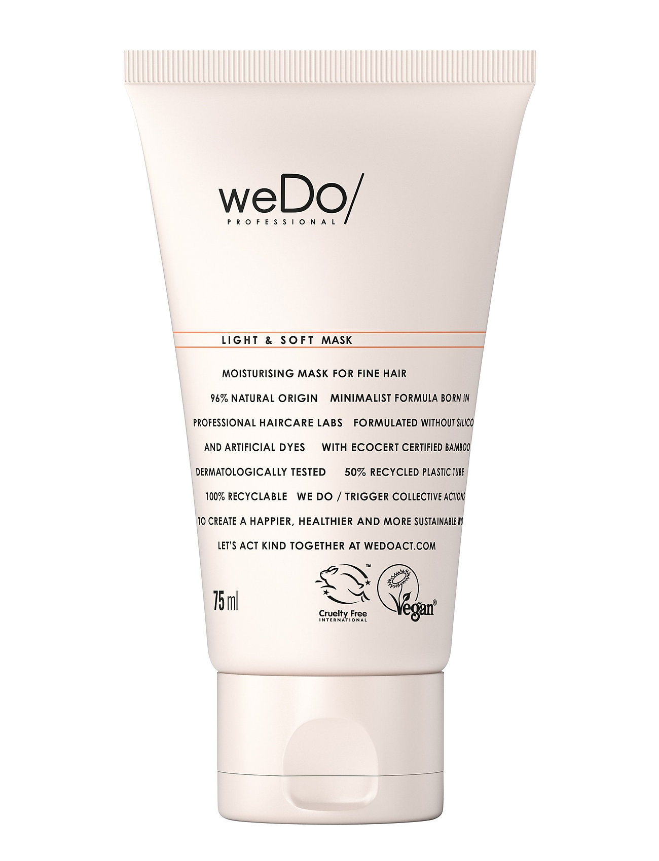 Wedo Professional Light & Soft Hair Mask 75Ml Hårkur Nude WeDo Professional