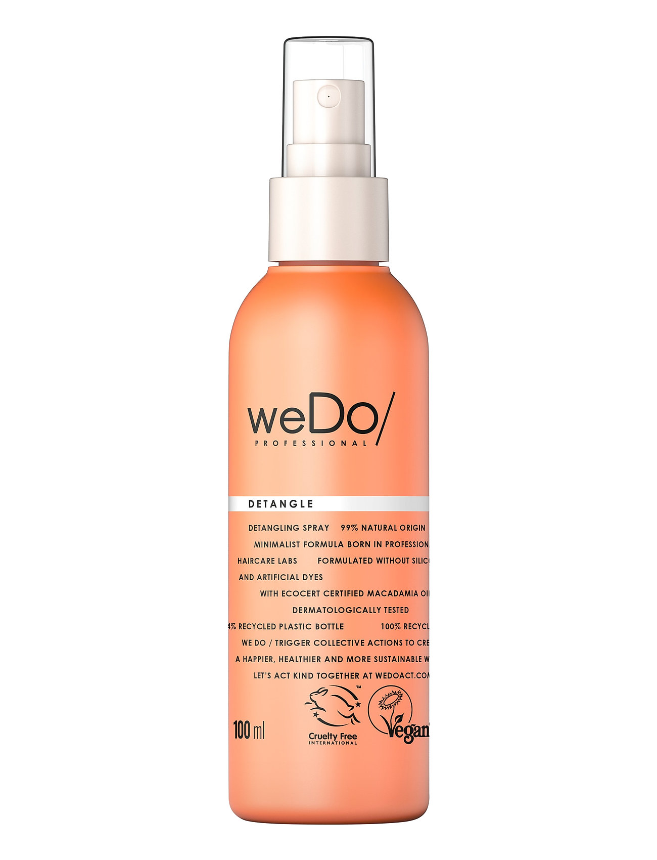 Wedo Professional Detangling Spray 100Ml Beauty Women Hair Care Conditi R Spray Nude WeDo Professional