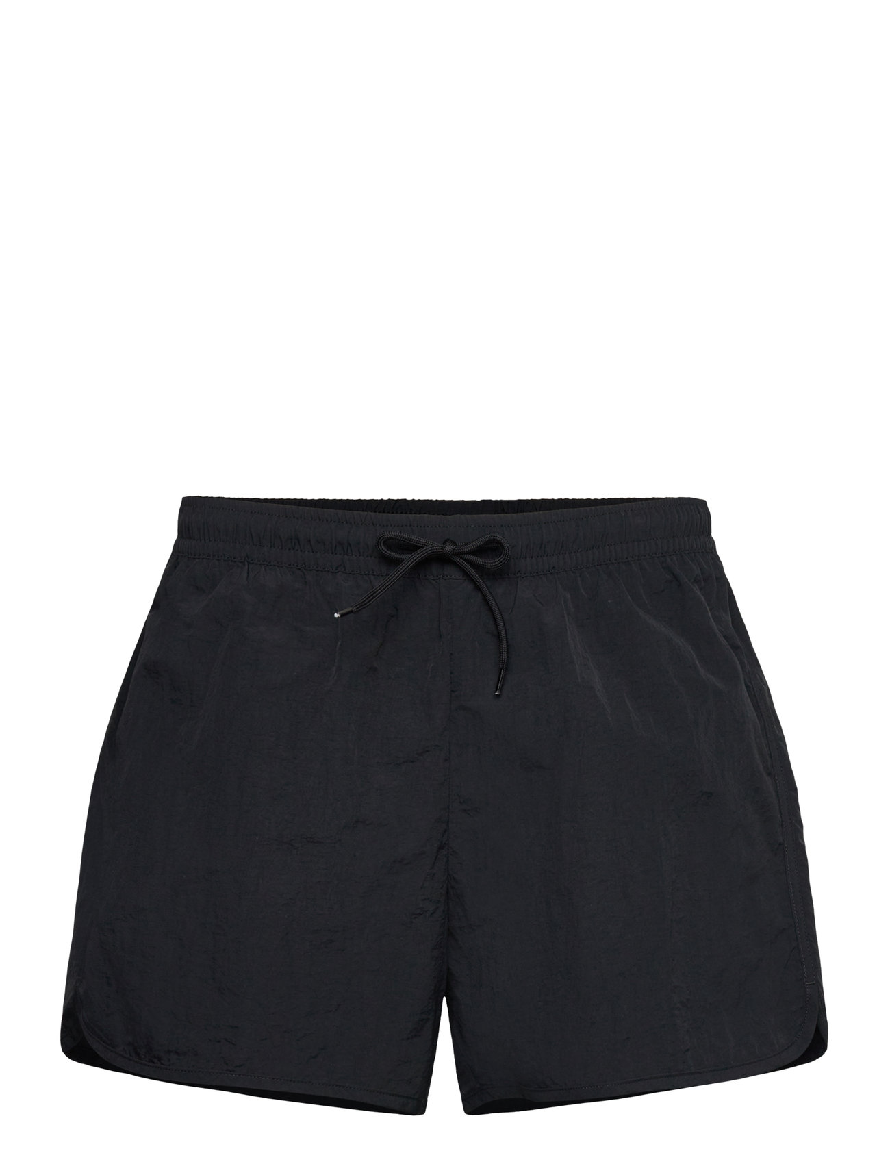 Structured Mid-Thigh Swim Shorts Badeshorts Black Weekday