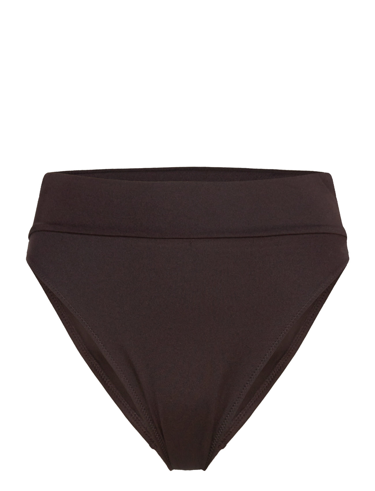 Heat High Waist Bikini Bottoms Swimwear Bikinis Bikini Bottoms Bikini Briefs Brown Weekday