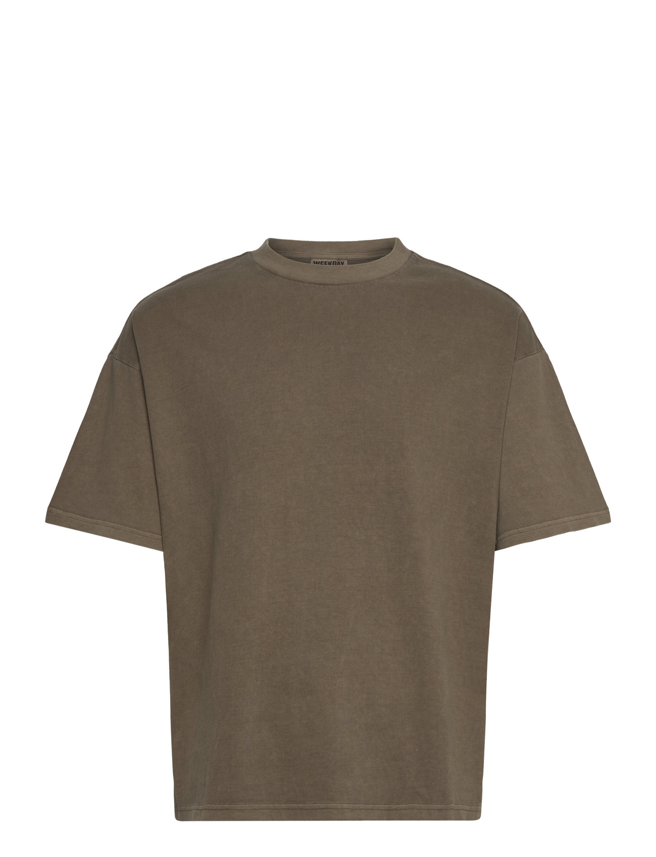 Weekday Great Boxy T-Shirt Khaki Green