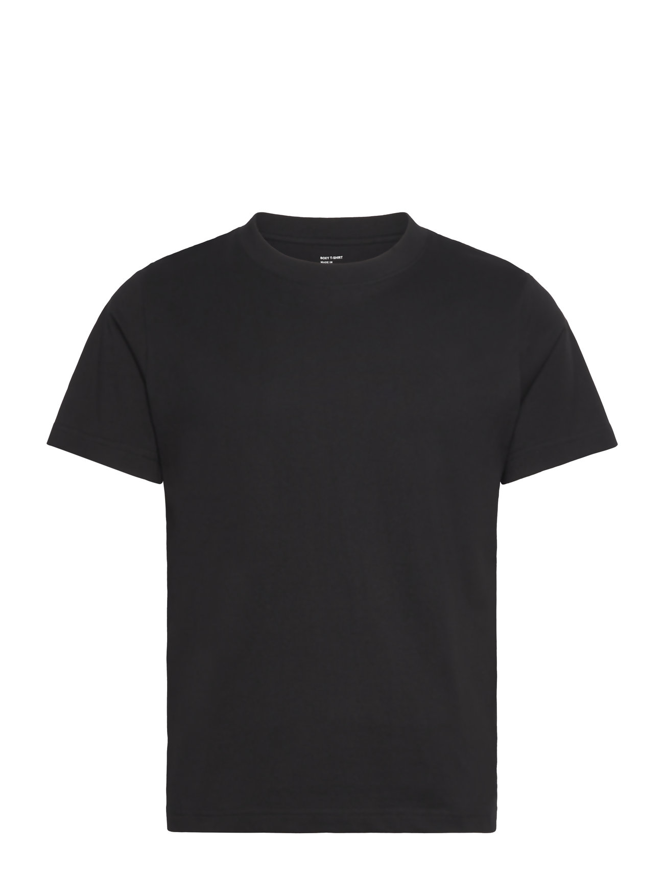 Weekday Classic Boxy T-Shirt, XL, Black, T-Shirts > Kortærmede, Herre