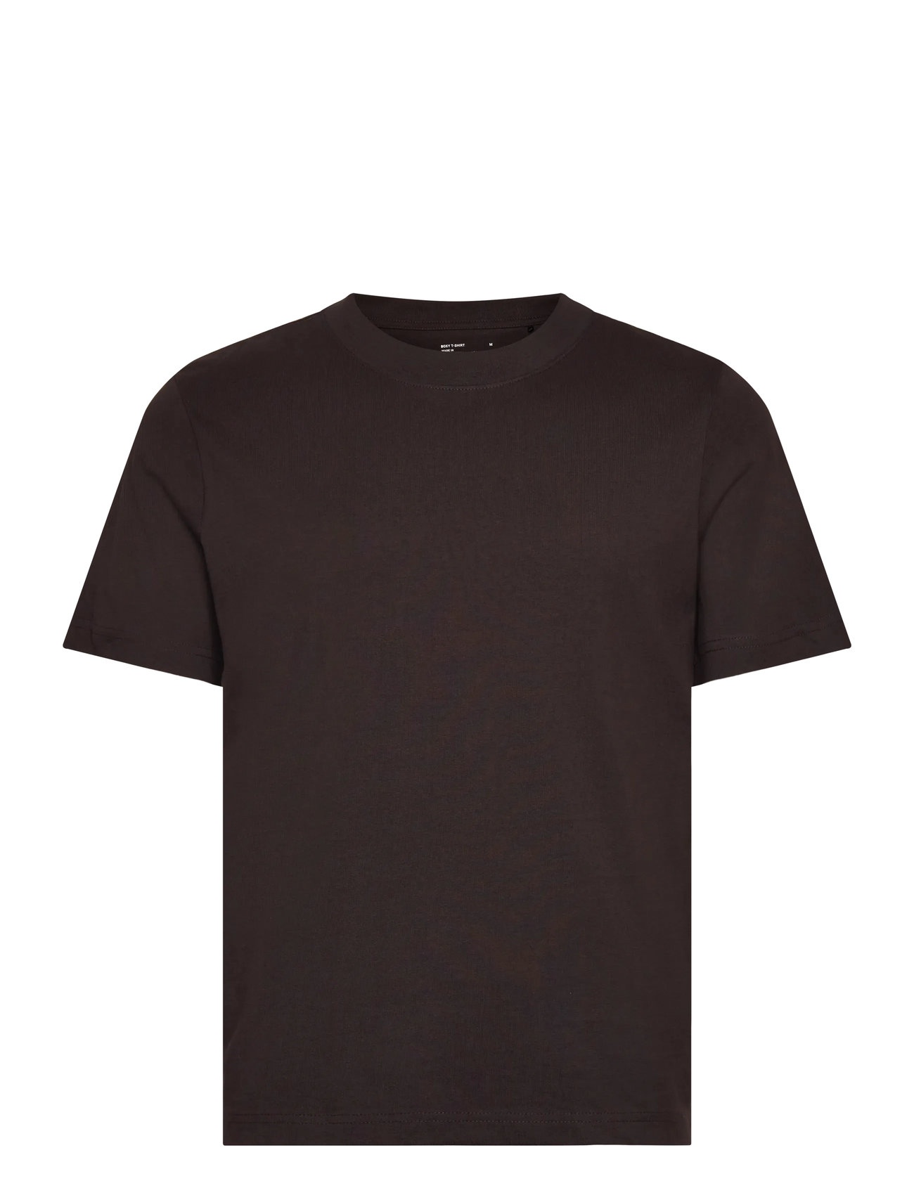 Weekday Classic Boxy T-Shirt, XL, Brown, T-Shirts > Kortærmede, Herre