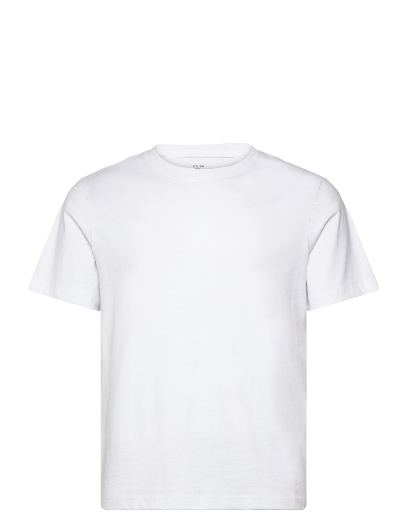 Weekday Classic Boxy T-Shirt, XL, White, T-Shirts > Kortærmede, Herre