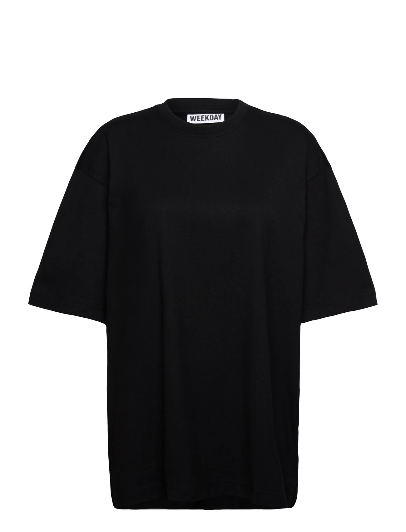 Weekday Oversized T-Shirt, XS, Black, T-Shirts & Toppe > Kortærmede, Dame