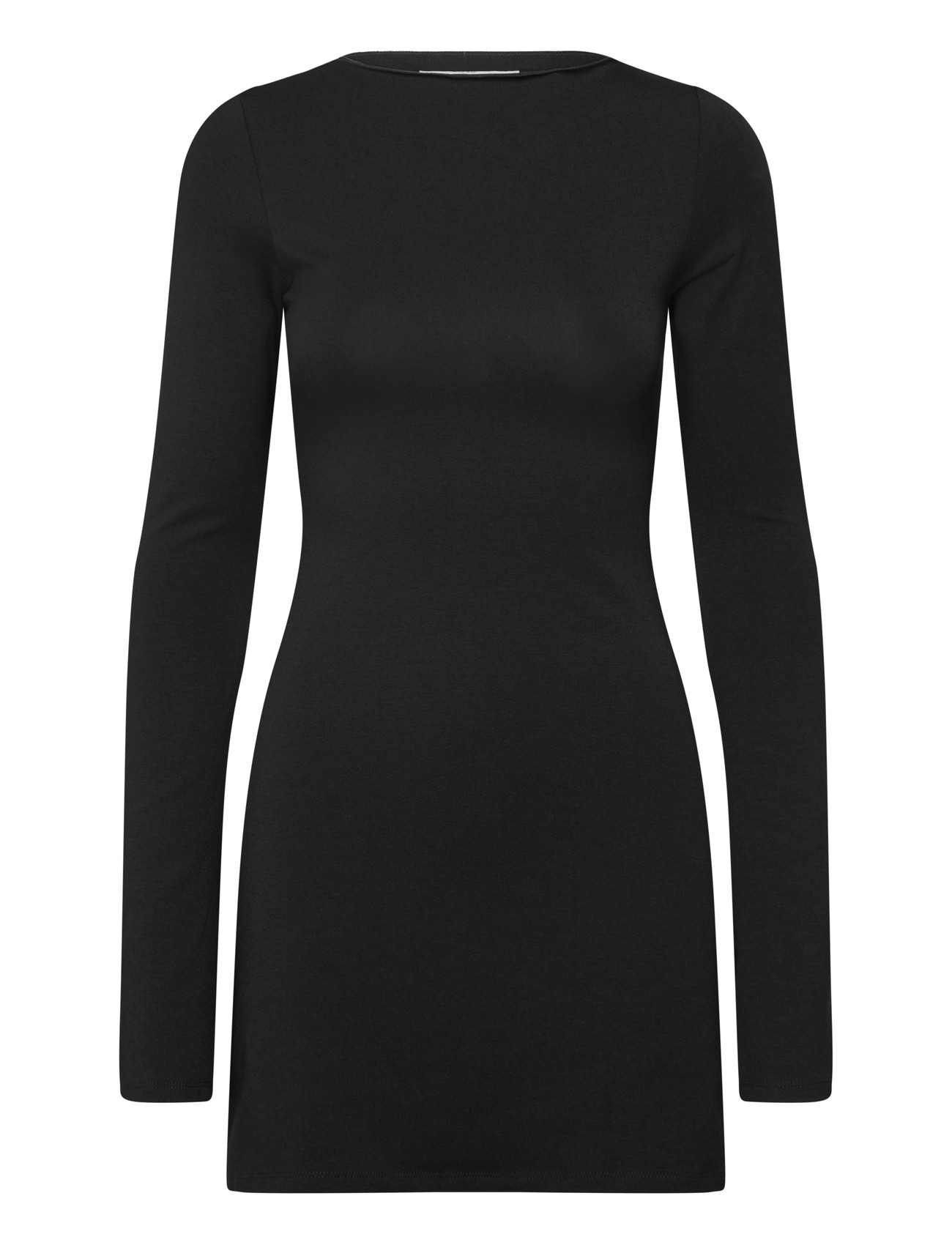 Weekday Long Sleeve Mini Dress, XL, Black, Kjoler > Kort Kjole, Dame