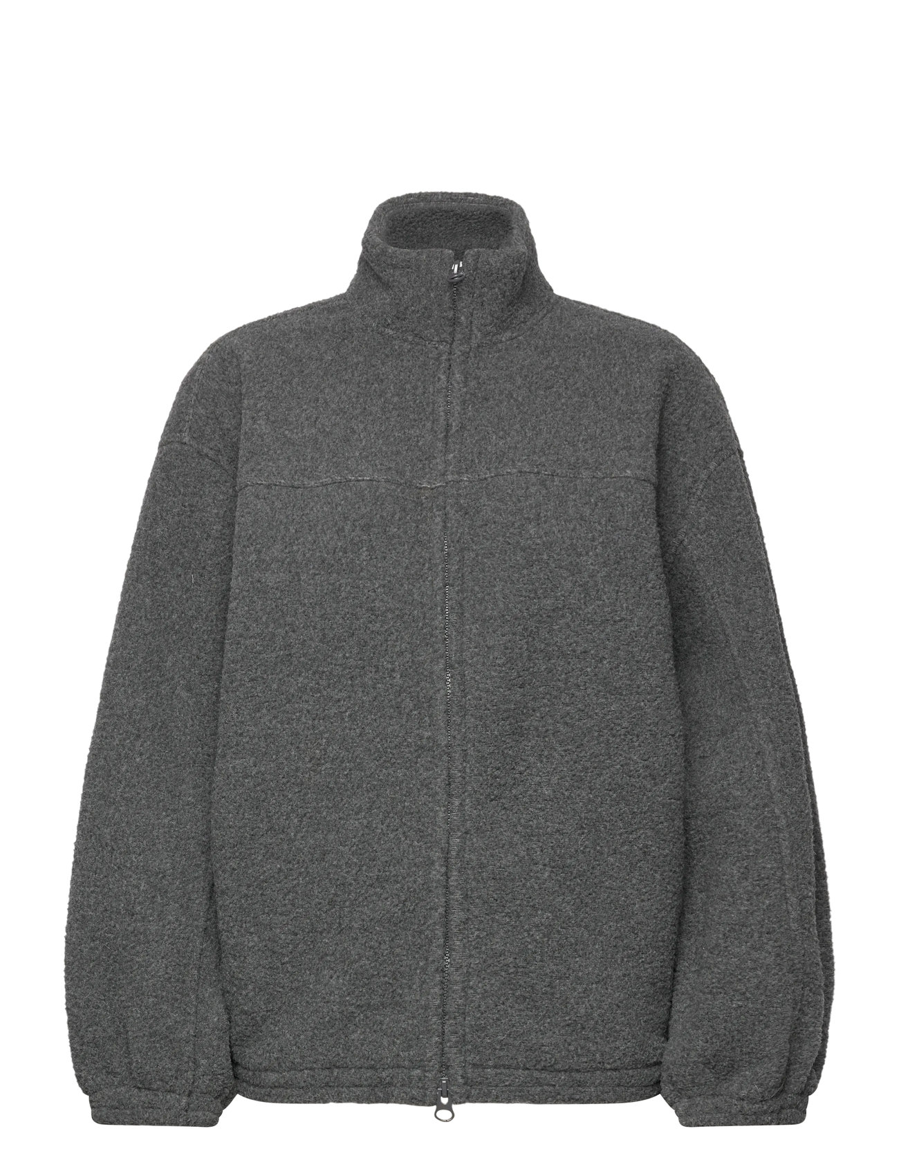 Weekday Fleece Zip Jacket, XS, Grey, Sweatshirts & Hættetrøjer > Fleeces & Midlayers, Dame